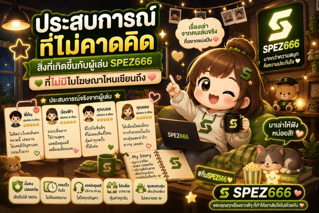 ประสบการณ์ที่ไม่คาดคิด — สิ่งที่เกิดขึ้นกับผู้เล่น SPEZ666